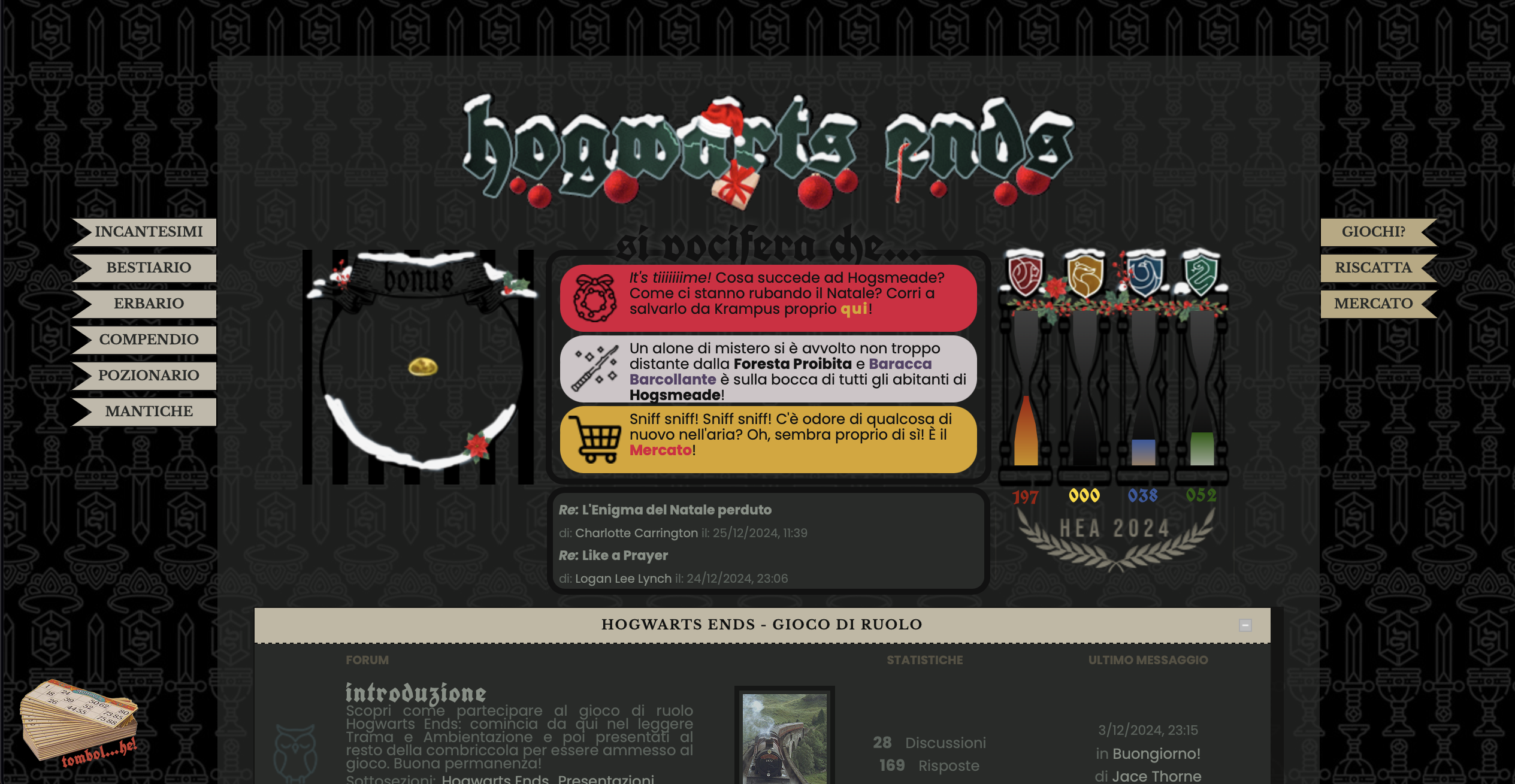 Hogwarts Ends - Harry Potter Gioco di Ruolo